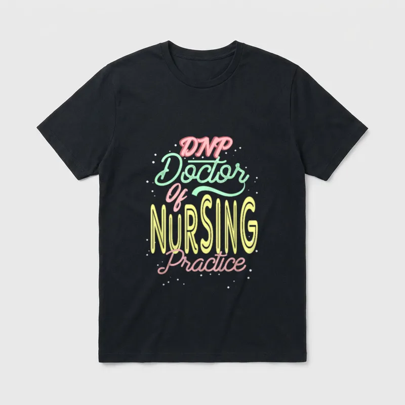 DNP Doctor of Nursing Practice Inspires T-Shirt – Classic T-Shirt in Black