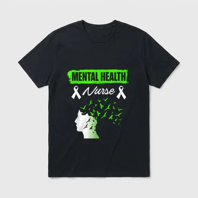Mental Health Nurse Nurses Nursing Practitioner T-Shirt – Classic T-Shirt in Black