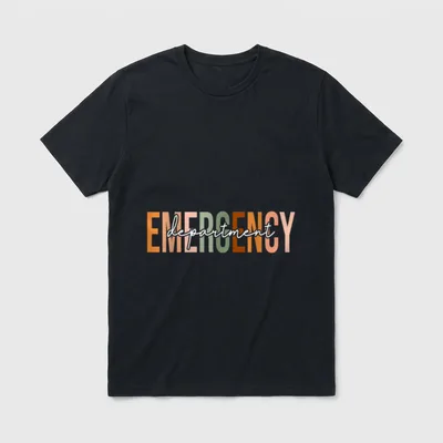 Emergency Department Room Healthcare Nursing Life T-Shirt – Classic T-Shirt in Black