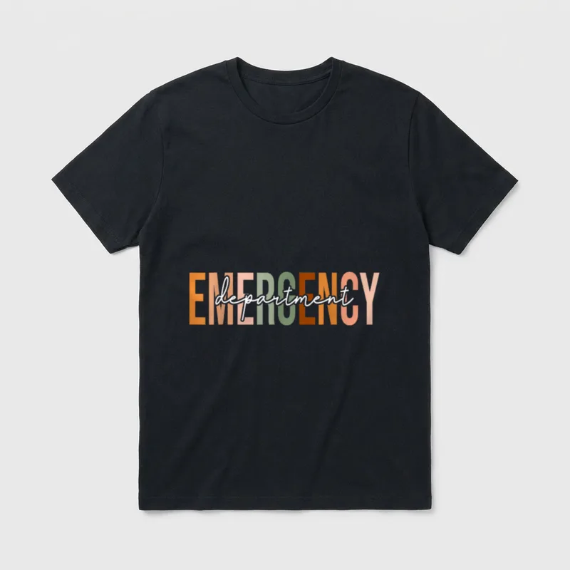 Emergency Department Room Healthcare Nursing Life T-Shirt – Classic T-Shirt in Black