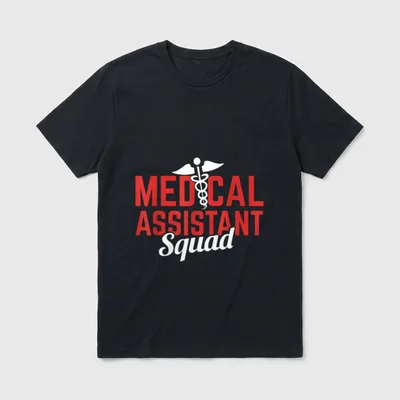 Medical Assistant Squad Nurse T-Shirt – Classic T-Shirt in Black