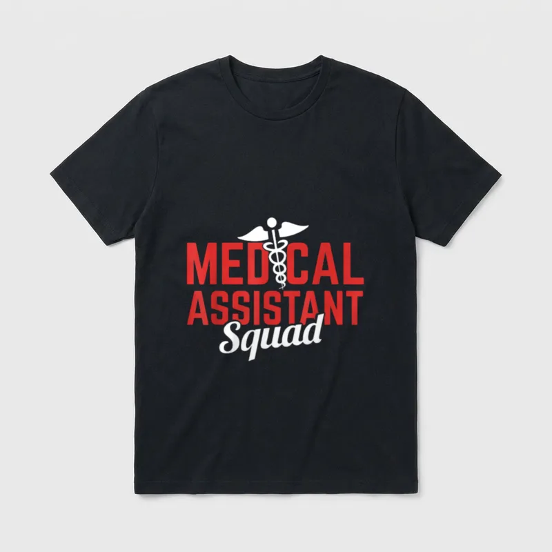 Medical Assistant Squad Nurse T-Shirt – Classic T-Shirt in Black