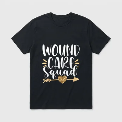 School Nurse Wound Care Squad Leopard T-Shirt – Classic T-Shirt in Black