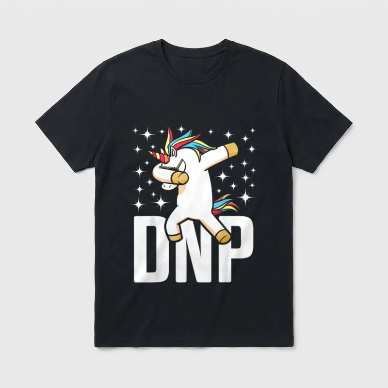 DNP Doctor of Nursing Practice Unicorn T-Shirt – Classic T-Shirt in Black