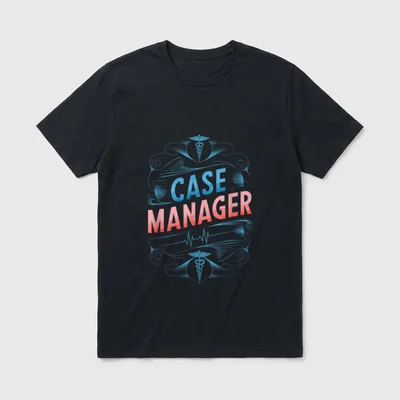 Nursing Case Management Nurse Appreciation T-Shirt – Classic T-Shirt in Black