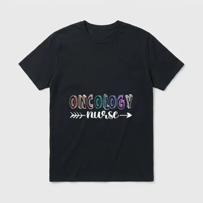 Oncology Nurse Nurses Nursing Cancer T-Shirt – Classic T-Shirt in Black