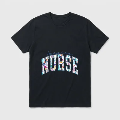 Hospice Nurse Doctor Graduation Medical RN T-Shirt – Classic T-Shirt in Black