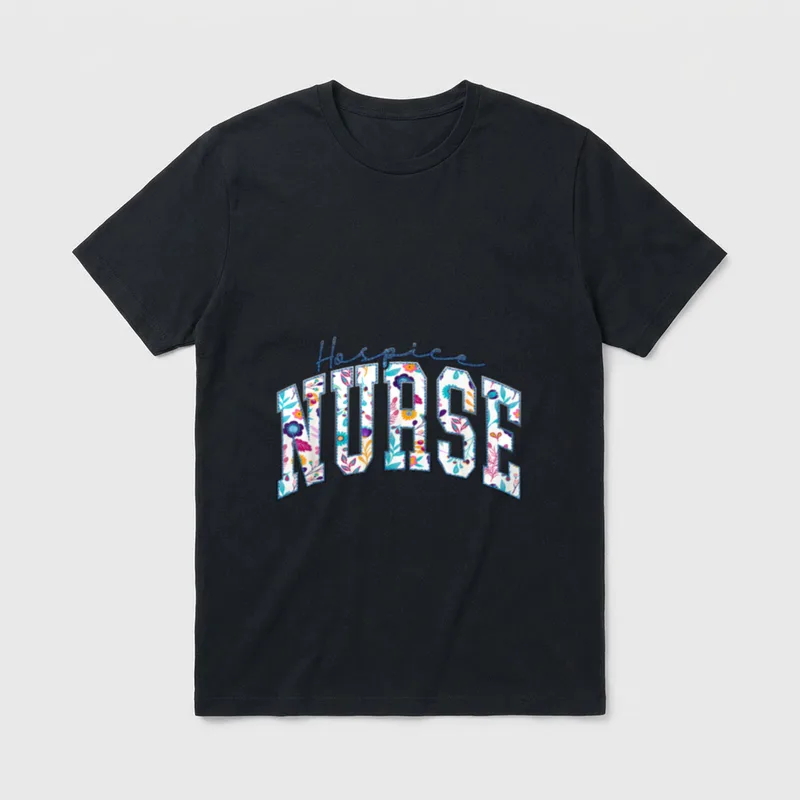 Hospice Nurse Doctor Graduation Medical RN T-Shirt – Classic T-Shirt in Black