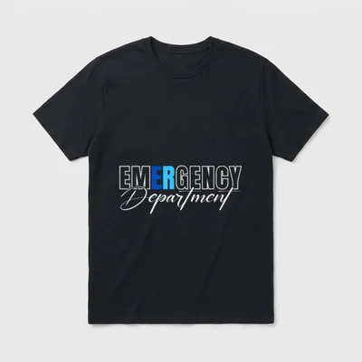 Emergency Department Room Healthcare Nursing Perfect T-Shirt – Classic T-Shirt in Black