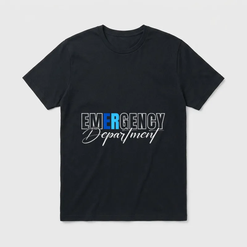 Emergency Department Room Healthcare Nursing Perfect T-Shirt – Classic T-Shirt in Black