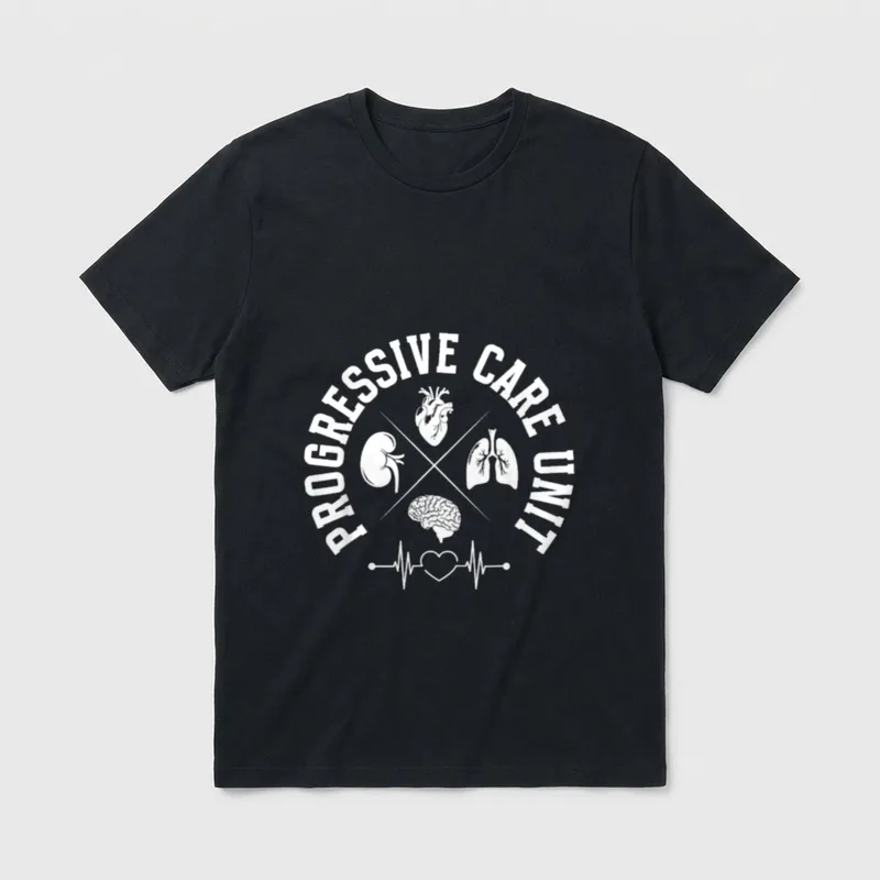 Progressive Care Unit PCU Nurse Appreciation T-Shirt – Classic T-Shirt in Black
