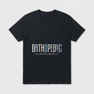 Orthopedic Nurse Boho Ortho Nursing T-Shirt – Classic T-Shirt in Black
