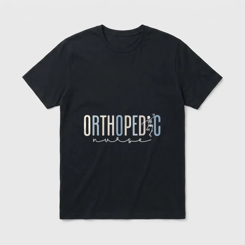 Orthopedic Nurse Boho Ortho Nursing T-Shirt – Classic T-Shirt in Black