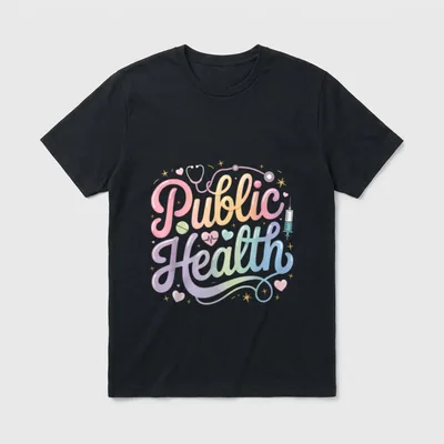 Public Health Nurse Healthcare Worker Epidemiologist T-Shirt – Classic T-Shirt in Black