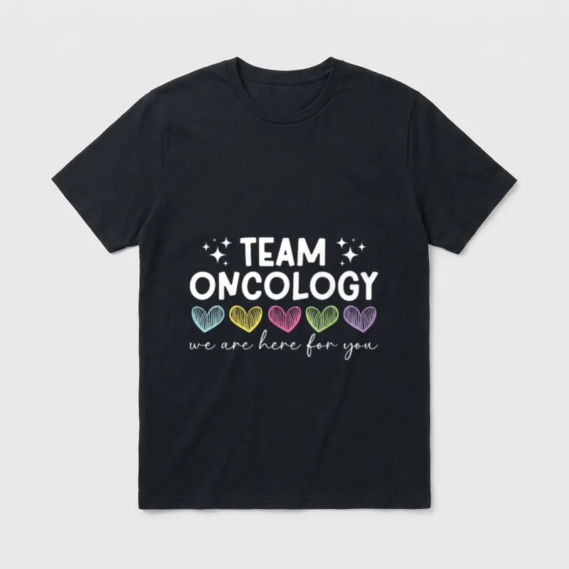 Team Oncology Nurse Squad Nursing Crew T-Shirt – Classic T-Shirt in Black