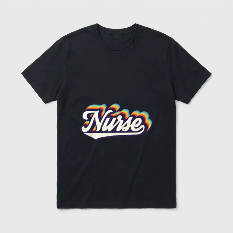 Nurse Life Vintage Nursing School Graduation T-Shirt – Classic T-Shirt in Black