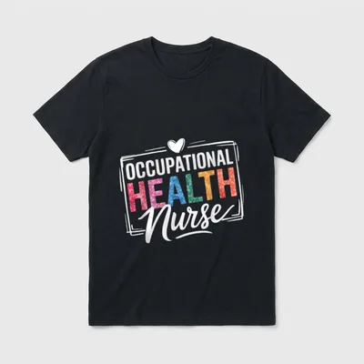 Occupational Health Nurse Nursing Nurses T-Shirt – Classic T-Shirt in Black