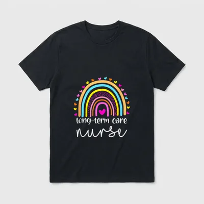 LTC Nurse Long-Term Care Nurses Day T-Shirt – Classic T-Shirt in Black