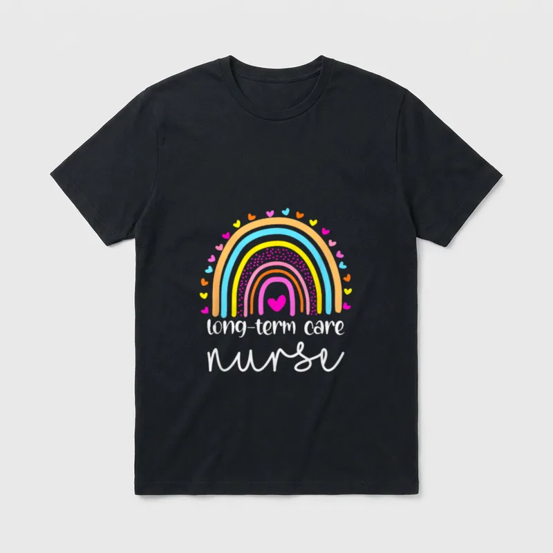 LTC Nurse Long-Term Care Nurses Day T-Shirt – Classic T-Shirt in Black