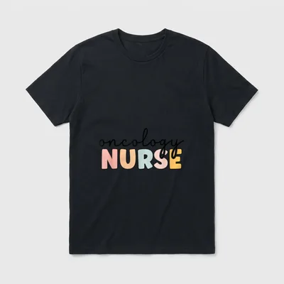 Oncology Nurse Nursing Life T-Shirt – Classic T-Shirt in Black