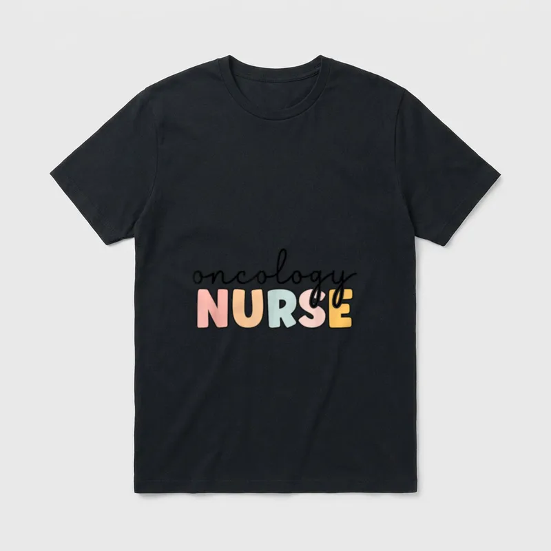 Oncology Nurse Nursing Life T-Shirt – Classic T-Shirt in Black