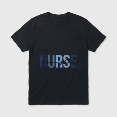 Retro Pulmonary Care Nurse Nursing T-Shirt – Classic T-Shirt in Black