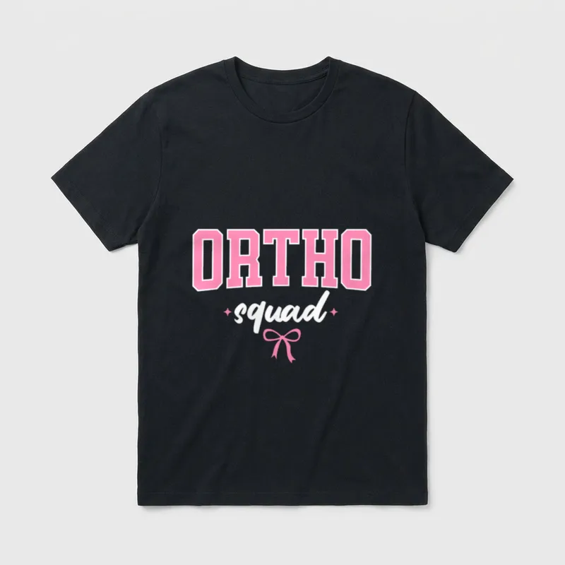Ortho Squad Nurse Nursing RN Orthopedic T-Shirt – Classic T-Shirt in Black