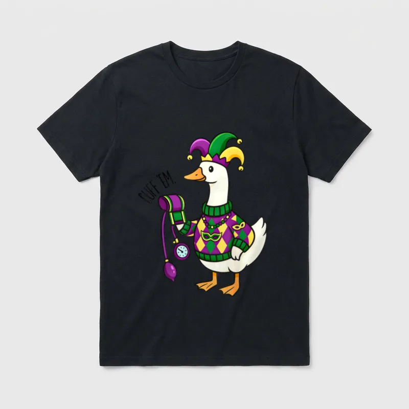 Mardi Goose Nurse ER RN Nursing T-Shirt – Classic T-Shirt in Black