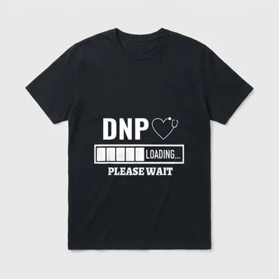 DNP Doctor of Nursing Practice Stethoscope T-Shirt – Classic T-Shirt in Black