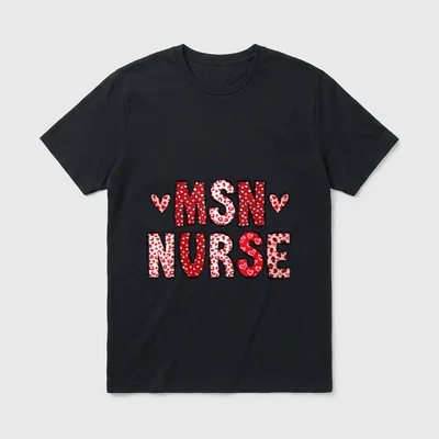 MSN Nurse Funny Student Master T-Shirt – Classic T-Shirt in Black