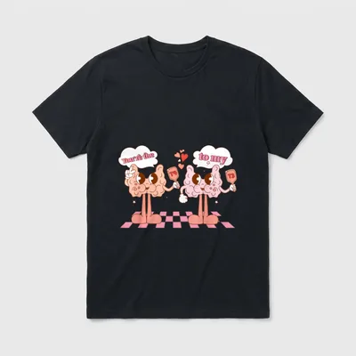 Endocrinology Nurse Valentine Day Endo Nursing T-Shirt – Classic T-Shirt in Black