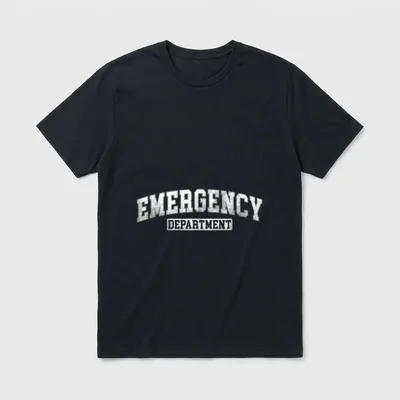Emergency Department Room Nursing T-Shirt – Classic T-Shirt in Black