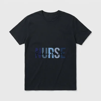 Retro Public Health Nurse Nursing T-Shirt – Classic T-Shirt in Black
