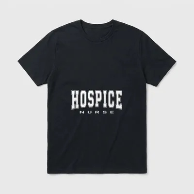 Hospice Nurse Doctor Graduation Medical Registered T-Shirt – Classic T-Shirt in Black