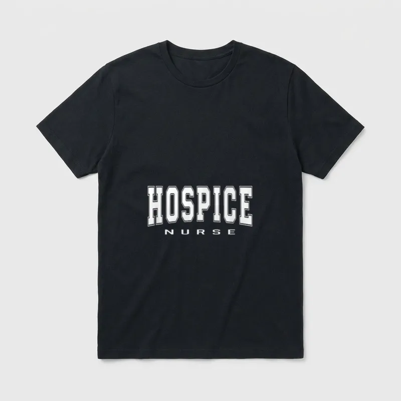 Hospice Nurse Doctor Graduation Medical Registered T-Shirt – Classic T-Shirt in Black