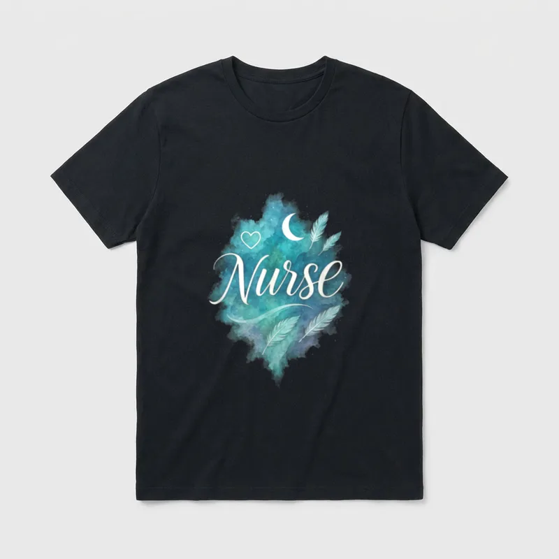 Nurse Heartbeat Classic T-Shirt – Classic T-Shirt in Black