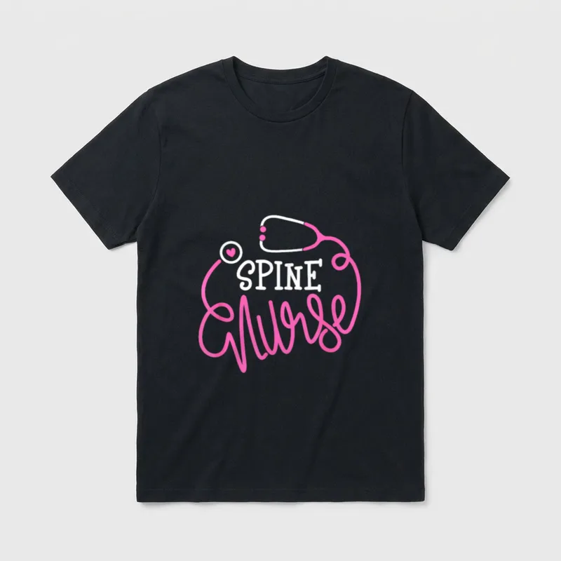 Spine Nurse RN Spinal Cord Injury T-Shirt – Classic T-Shirt in Black