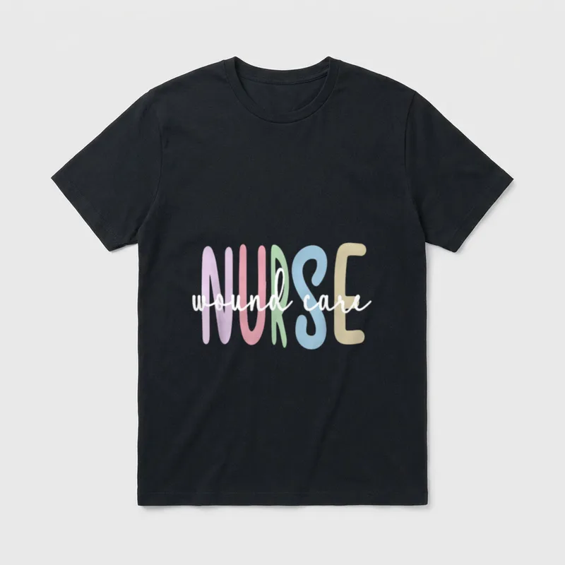 Wound Care Nurse Appreciation Nursing T-Shirt – Classic T-Shirt in Black