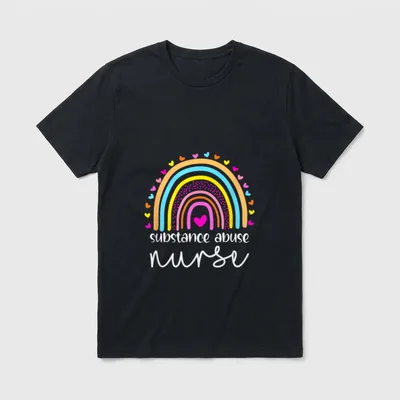 SA Nurse Substance Abuse Nurses Day T-Shirt – Classic T-Shirt in Black