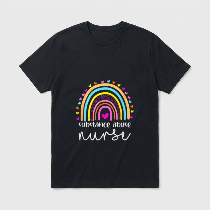 SA Nurse Substance Abuse Nurses Day T-Shirt – Classic T-Shirt in Black