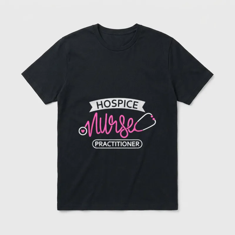 Hospice Nurse Practitioner T-Shirt – Classic T-Shirt in Black