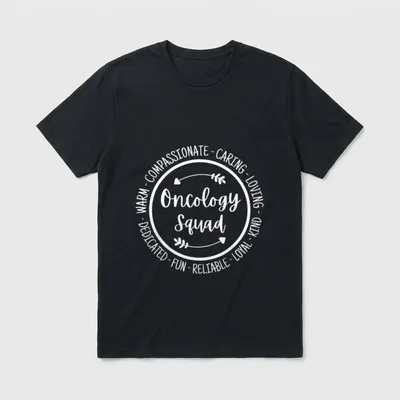 Oncology Squad Nurse OCN Nursing Oncologist T-Shirt – Classic T-Shirt in Black
