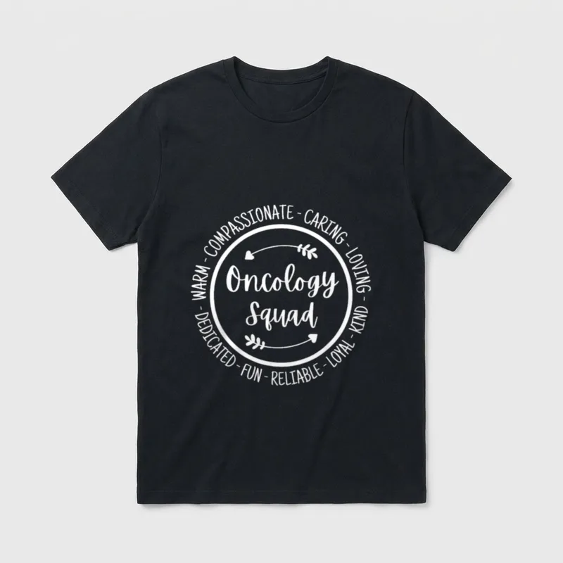 Oncology Squad Nurse OCN Nursing Oncologist T-Shirt – Classic T-Shirt in Black