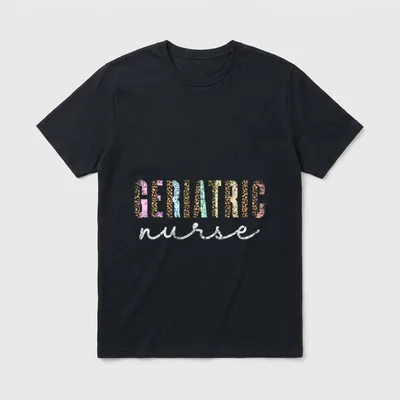 Elderly Nurse Gertiatrie Nursing Perfect T-Shirt – Classic T-Shirt in Black