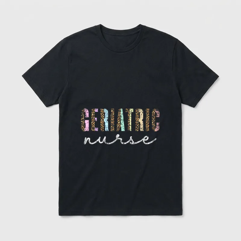 Elderly Nurse Gertiatrie Nursing Perfect T-Shirt – Classic T-Shirt in Black