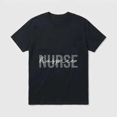 Hospice Nurse Nursing Terminal Care T-Shirt – Classic T-Shirt in Black