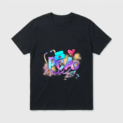 Tie Dye PCA Cute Nurse Day T-Shirt – Classic T-Shirt in Black