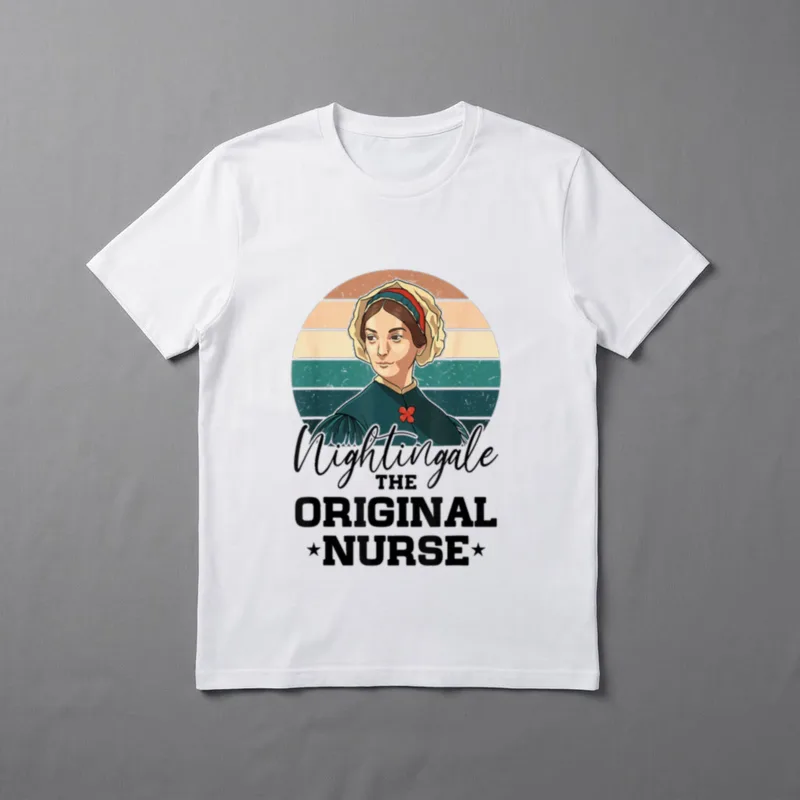 Nurse Florence Nightingale Medical Nursing Medicine T-Shirt – Classic T-Shirt in Black