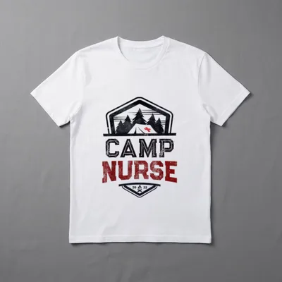 CAMP NURSE Nursing School Camping Medical T-Shirt – Classic T-Shirt in Black