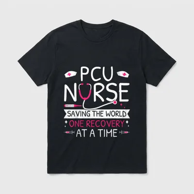 PCU Nurse Progressive Care Unit Perfect T-Shirt – Classic T-Shirt in Black